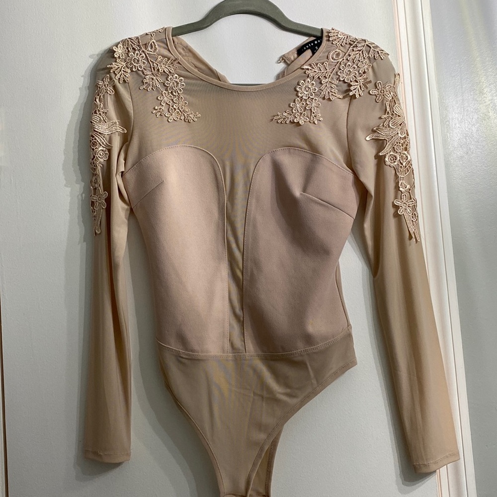 Blush Pink Plunge Onsie!